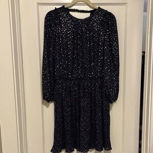 Current Air Black and Silver “Starry Night” Mini Dress